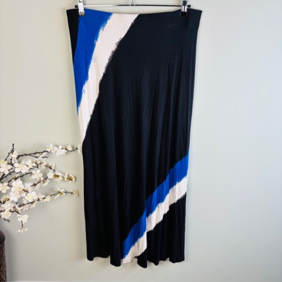 Lane Bryant Color block Knit Maxi Skirt NWT Size 18/20 - Picture 3 of 3